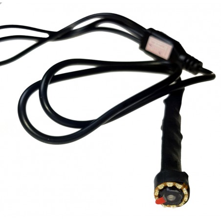 AHD Mini cámara espía oculta 2MP 1080p + Micrófono AUDIO 3.7mm 1/3 SONY 323 LED IR miniatura ACTii AC1757