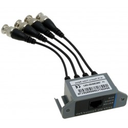 Twisted pair VIDEO transformer - 4 channels CCTV UTP RJ45 industrial cameras Network cable ACTii AC2051