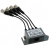 Twisted pair VIDEO transformer - 4 channels CCTV UTP RJ45 industrial cameras Network cable ACTii AC2051