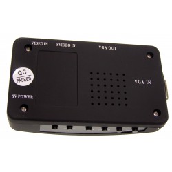 VIDEO TV S-VIDEO Cinch VGA PC 1080P konverter ACTii AC5729