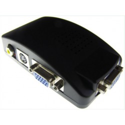 VGA PC RGB na VIDEO TV S-VIDEO konvertor 1280x1024 ACTii AC7602