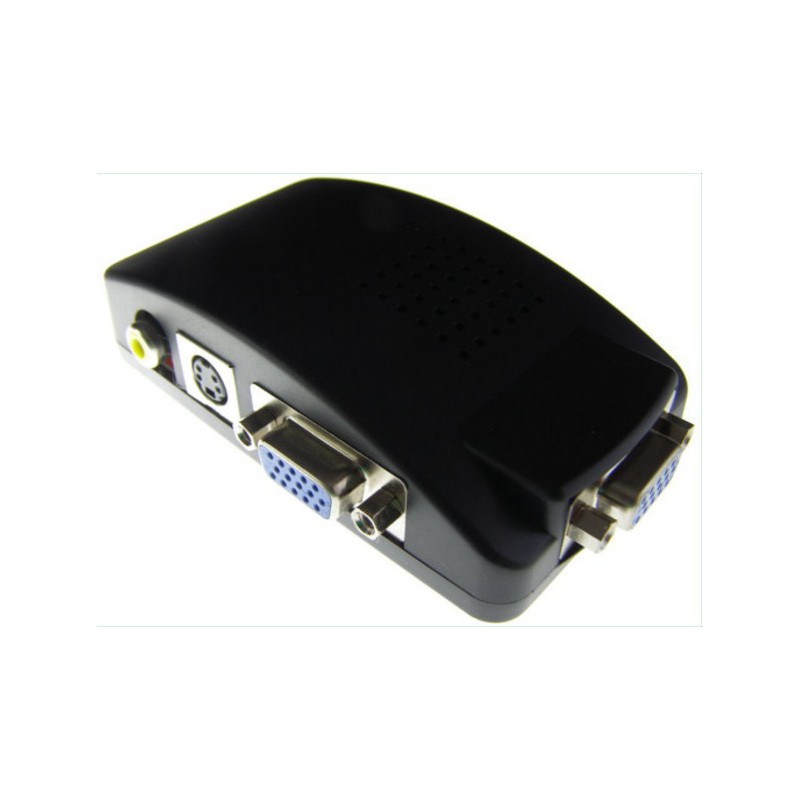 Convertisseur VGA PC RGB vers VIDEO TV S-VIDEO 1280x1024 ACTii AC7602