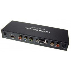Convertisseur HDMI 1.3 vers VGA Audio YPbPr SPDIF 1080p ACTii AC6700