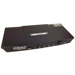Divisor de señal SPLITTER HDMI 2.0 1x4 3D 4K UHD 2K HDCP 2.2 HDR 10 Dolby Vision 18Gb / s ACTII ACTii AC7085
