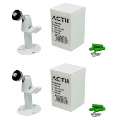 2x Speaker Wall Mount Holder for Logitech Z103 Z906 Z55 PIONEER HTP-071 White ACTii AC9397