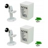 2x Speaker Wall Mount Bracket for Logitech Z103 Z906 Z55 PIONEER HTP-071 White ACTii AC9397