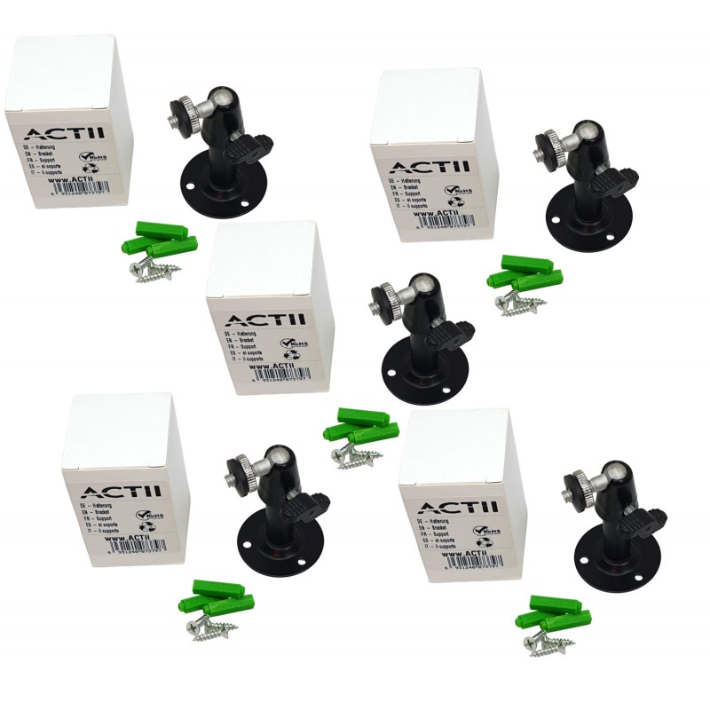 5x Pendakap Pembesar Suara Pendakap Dinding untuk pembesar suara Logitech Z103 Z906 Z55 PIONEER HTP-071 ACTii AC7376