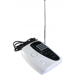 Système d&#39;alarme sans fil avec composeur téléphonique et sirène d&#39;alarme + détecteur PIR + interrupteur Reed + 2 télécom