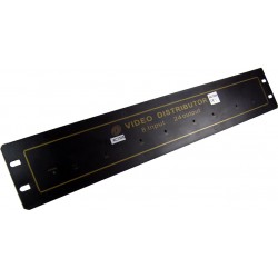 Videojakaja 8x24, 8 tuloa, 24 lähtöä, BNC, Aktiivinen videonjakaja ACTii AC7305