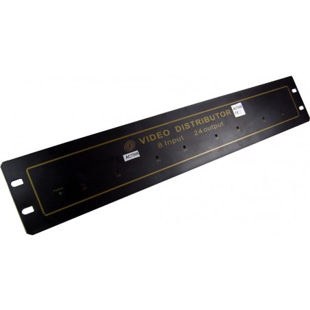 Pembahagi Video 8x24, 8 input, 24 output, BNC, Pengedar Video Aktif ACTii AC7305