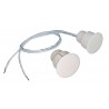 3x - Magnetic Sensor, NC Recessed Reed Switch, White, For Bosch Satel Elmes ... ACTii AC8712