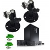 2x Speaker Wall Mount Bracket for Teufel Concept E 450 Digital Concept C Cosmo 35 Mk3 Cosmo 25 Mk3 ACTii AC8881