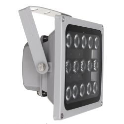 Projecteur, illuminateur IR 15x LED ARRAY IR 65m 90st, extérieur, argent, pour caméras industrielles CCTV ACTii AC1288