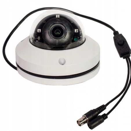 Mini Kamera Zewnętrzna Wandaloodporna Kopułkowa MOTO ZOOM 3x Obrotowa Diody IR AHD CVI TVI CVBS OSD 1080p SONY ACTii AC2134