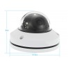 Mini cámara domo a prueba de vandalismo para exteriores MOTO ZOOM 3x LED IR giratorios AHD CVI TVI CVBS OSD 1080p SONY ACTii AC2