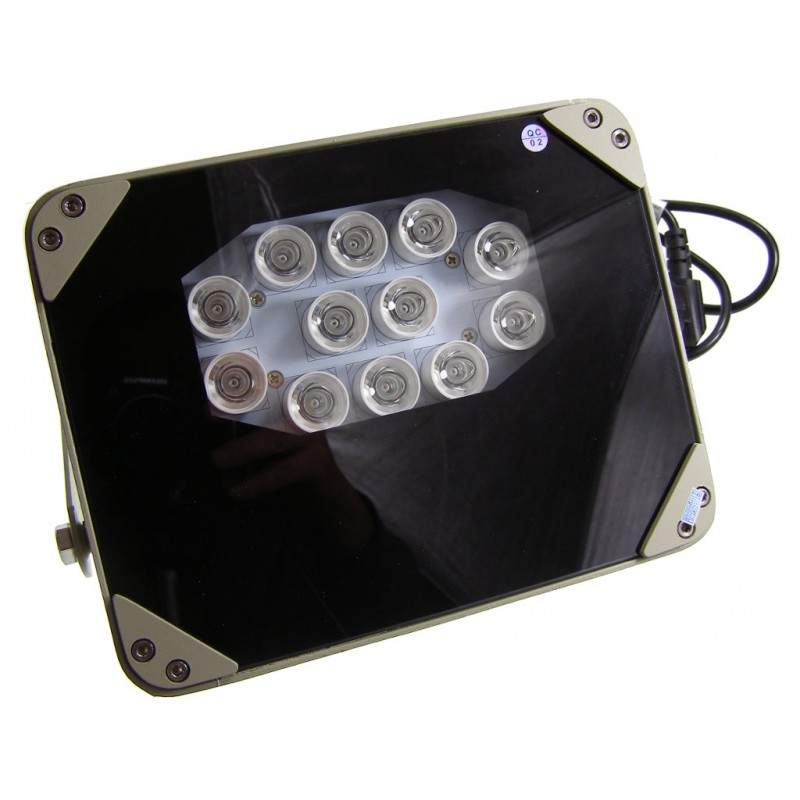 Spotlight IR-Strahler ARRAY-Dioden Beleuchtung von bis zu 100 m Winkel 60. Externe 28-W-AC-230-W-CCTV-Kameras ACTii AC5016