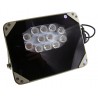 Spotlight IR illuminator ARRAY diodes Lighting up to 100m Angle 60st External 28W AC 230W CCTV cameras ACTii AC5016