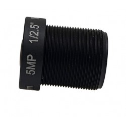 Lente M12 S-MOUNT Filtro IR de 8 mm y 5 MP megapíxeles para cámaras CCTV de placa de vidrio ACTii AC3319