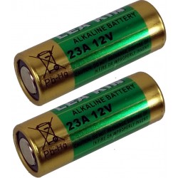 2x Batería 23A, 12V, alcalina LR23A, 23AE, LRV08, A23, V23GA, E23A, L1028, MN21 ACTii AC3688