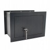 Mechanical safe for bricking, wall 33 * 20 * 23cm Two Regiments Black ACTii AC1068