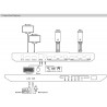 4x2 Podwójny monitor KVM Przełącznik HDMI VGA USB 2.0 Switch Drukarka ACTii AC2929