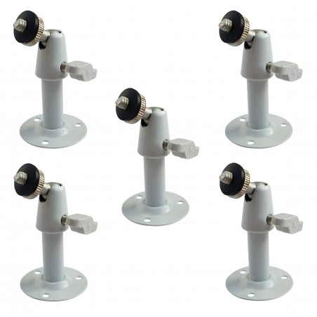 5x Högtalarfäste Väggfäste för högtalare Logitech Z103 Z906 Z55 PIONEER HTP-071 Vit ACTii AC7378