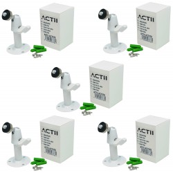 5x Uchwyt Głośnikowy Uchwyt Ścienny na głośniki Logitech Z103 Z906 Z55 PIONEER HTP-071 Biały ACTii AC7378