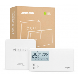 Controlador de temperatura ambiente sem fios Controlador com módulo recetor de relé AURATON 2025 RTH