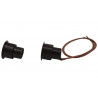 3x - Magnetic Sensor, NC Recessed Reed Switch, Brown, For Bosch Satel Elmes ... ACTii AC1700