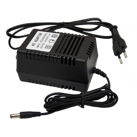 AC - AC 24V AC Adapter 0.5A 500mA, 5.5 x 2.1 mm, Transformer, Charger, Variable Voltage ACTii AC4583