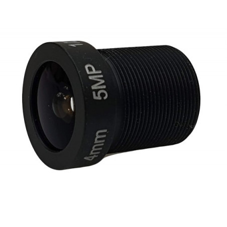M12 S-MOUNT 4mm 5MP Megapixel Glasobjektiv mit IR-Filter für industrielle CCTV-Platinenkameras ACTii AC6105