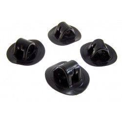 Support moteur tableau arrière et poignées de fixation en caoutchouc pour moteur électrique bateau pneumatique kayak ACTii AC100