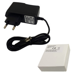 Batteria tampone 12V 5500mAh Li-Ion UPS per telecamere CCTV AHD IP DVI TVI in caso di interruzione di corrente + Caricabatterie 