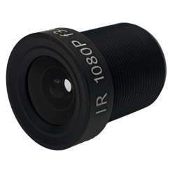 M12 S-MOUNT Objektiv 3,6mm 3MP Megapixel IR-Filter für Industrie CCTV Platinenkameras Glas ACTii AC2141