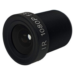 Obiektyw M12 S-MOUNT 3,6mm 3MP Megapiksel Filtr IR do kamer Przemysłowych CCTV Płytkowych Szklany ACTii AC2141