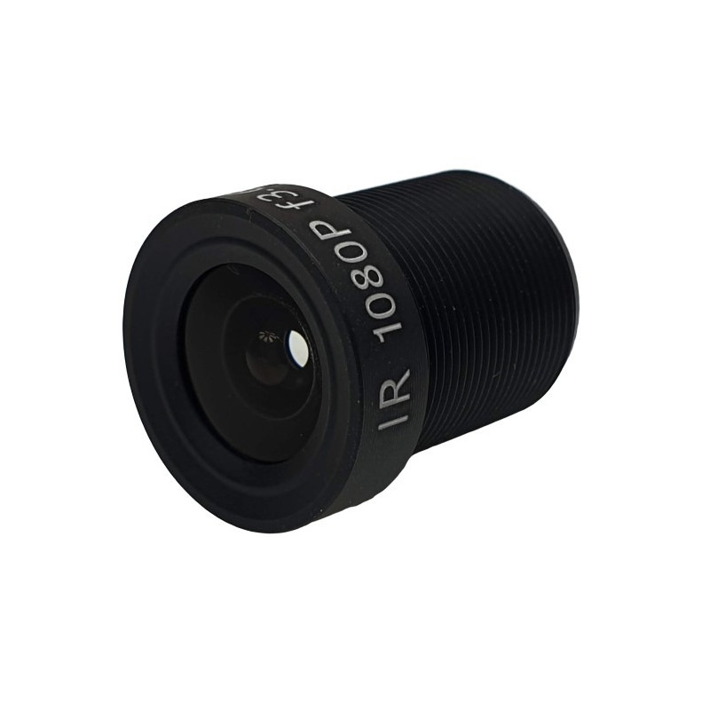 Obiektyw M12 S-MOUNT 3,6mm 3MP Megapiksel Filtr IR do kamer Przemysłowych CCTV Płytkowych Szklany ACTii AC2141