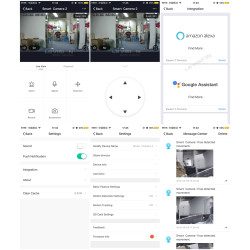 Kamera IP Boleh Putar, 1080p WIFI Diod IR 20m AUDIO Kad SD Tuya Smart IFTTT Alexa Google Assistant ACTii AC6144