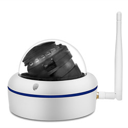Outdoor Dome IP Camera, Vandal Proof 2MP 1080p WIFI SD Card IR LEDs 15m, ONVIF, FTP, CLOUD, email ACTii AC2763
