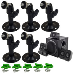 5 db Hangfal tartó fali mennyezeti konzol Logitech Z906 5.1 Sound System - Kiváló minőség ACTii AC4808