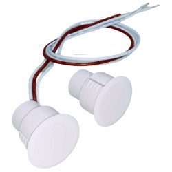Sensor magnético, interruptor de lengüeta NA y NC, bridado, blanco, para Bosch Satel Elmes ... ACTii AC7063