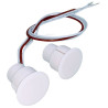 Magnetic Sensor, Reed Switch NO and NC, Flanged, White, For Bosch Satel Elmes ... ACTii AC7063