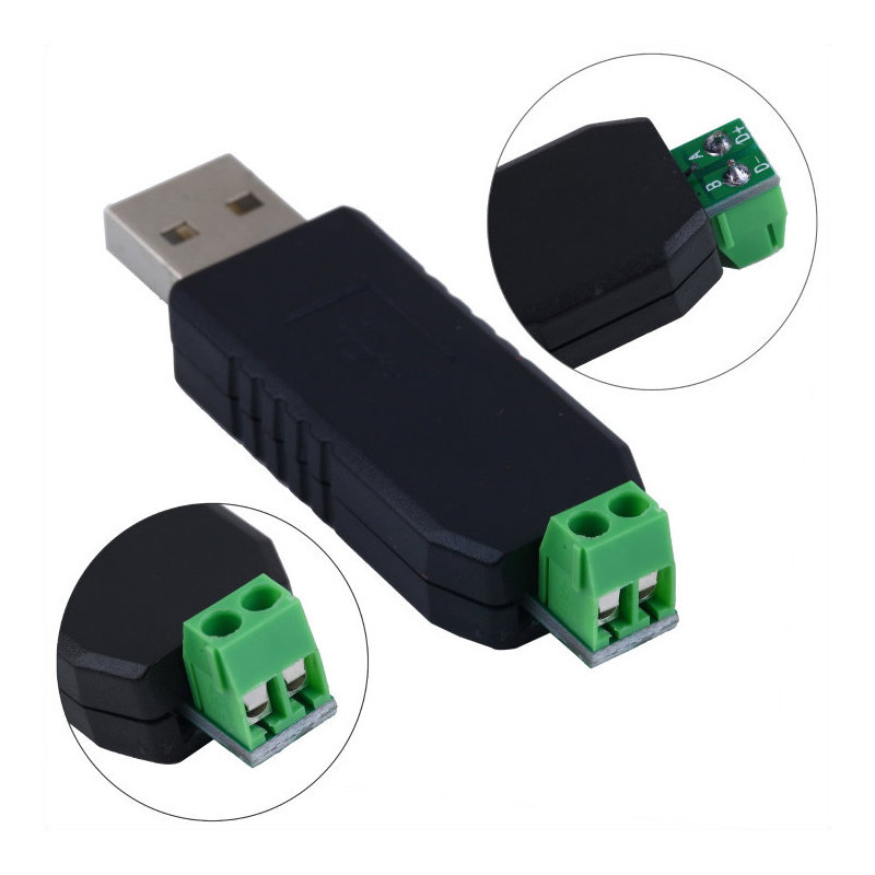 USB RS485 RS-485 USB-485 adapter konwerter przejściówka do Kamer CCTV Obrotnic PAN TILT Klawiatur Sterujących ACTii AC2248