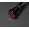 Schalter beleuchtete LED rot DC 12V ON OFF Auto 16mm Metallschalter Schalter ACTii AC8216