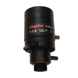 Lente varifocal de 5 mm-50 mm y 4 MP para cámaras de placa industrial HD IP AHD Zoom de larga distancia ACTii AC3309