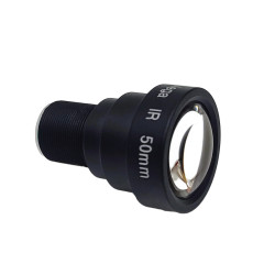 Objectif M12 S-MOUNT 50mm, filtre IR 5MP pour caméras industrielles HD IP AHD, Zoom longue Distance ACTii AC8696