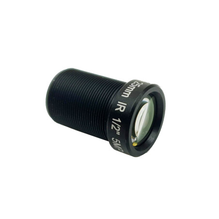 Lens M12 S-MOUNT 25mm 5MP Megapixel IR filter for CCTV Industrial Glass Plate cameras ACTii AC3321