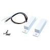 Magnetic sensor, Reed switch, 64mm, 20mm gap, NO and NC - white color For Bosch Elmes satellites ... ACTii AC8474