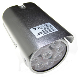 Faretto, illuminatore IR diodi ARRAY, illuminazione fino a 50 m, angolo 60 gradi, esterno per telecamere industriali ACTii AC501