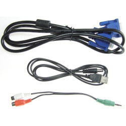 Convertidor de audio VGA a HDMI 1080p HDCP + ACTii AC7607