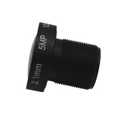 Obiektyw M12 S-MOUNT 2.1mm 5MP Megapiksel Filtr IR do kamer Przemysłowych CCTV Płytkowych Szklany ACTii AC2284